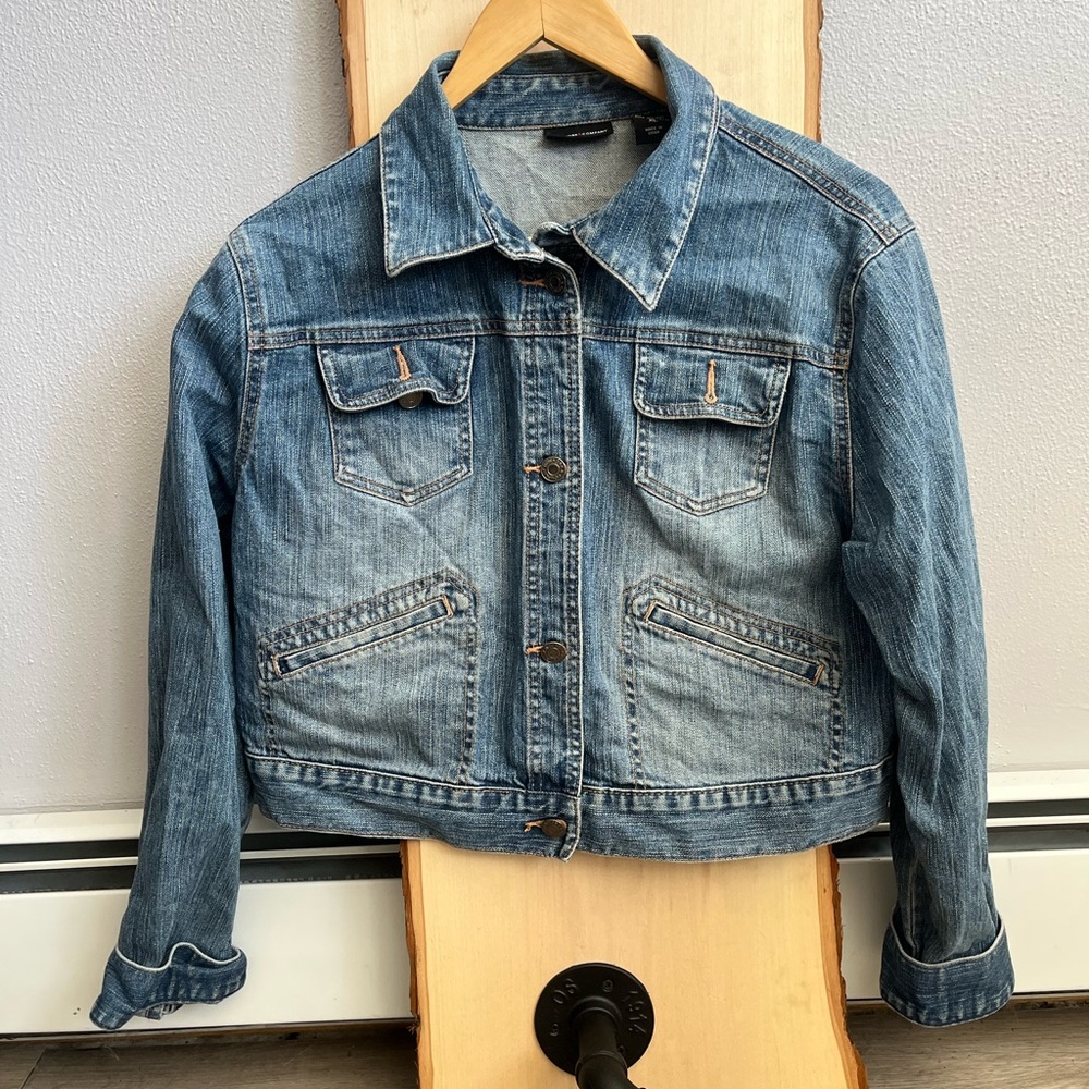 New York & Company Blue Jean Jacket